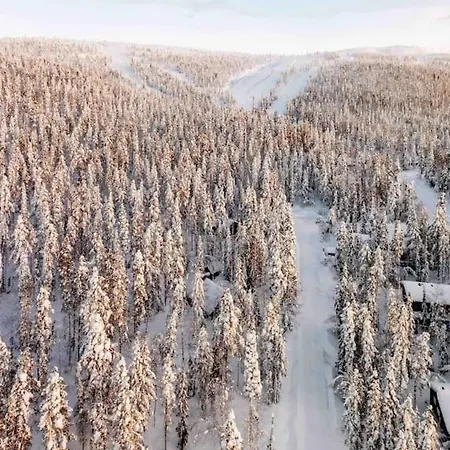 Jaenkkaerinne Cozy Levi, Lapland בקתה *